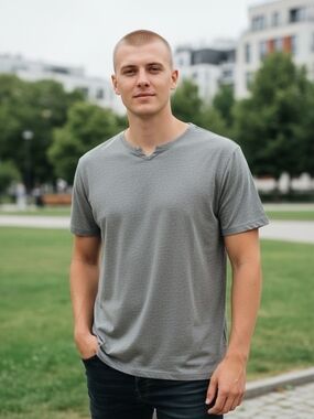 MBX Men's Short Sleeve Tee in Olive Green